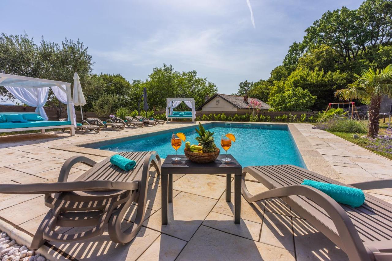 Villa Valentina - Private Pool 10X5, Whirpool And Sea View Bribir  Ngoại thất bức ảnh